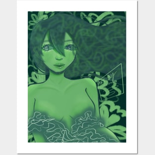 Green Girl Posters and Art
